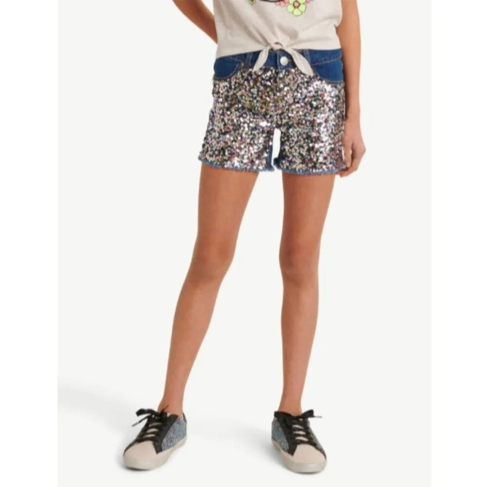 Girl's Justice Sequin Shorts